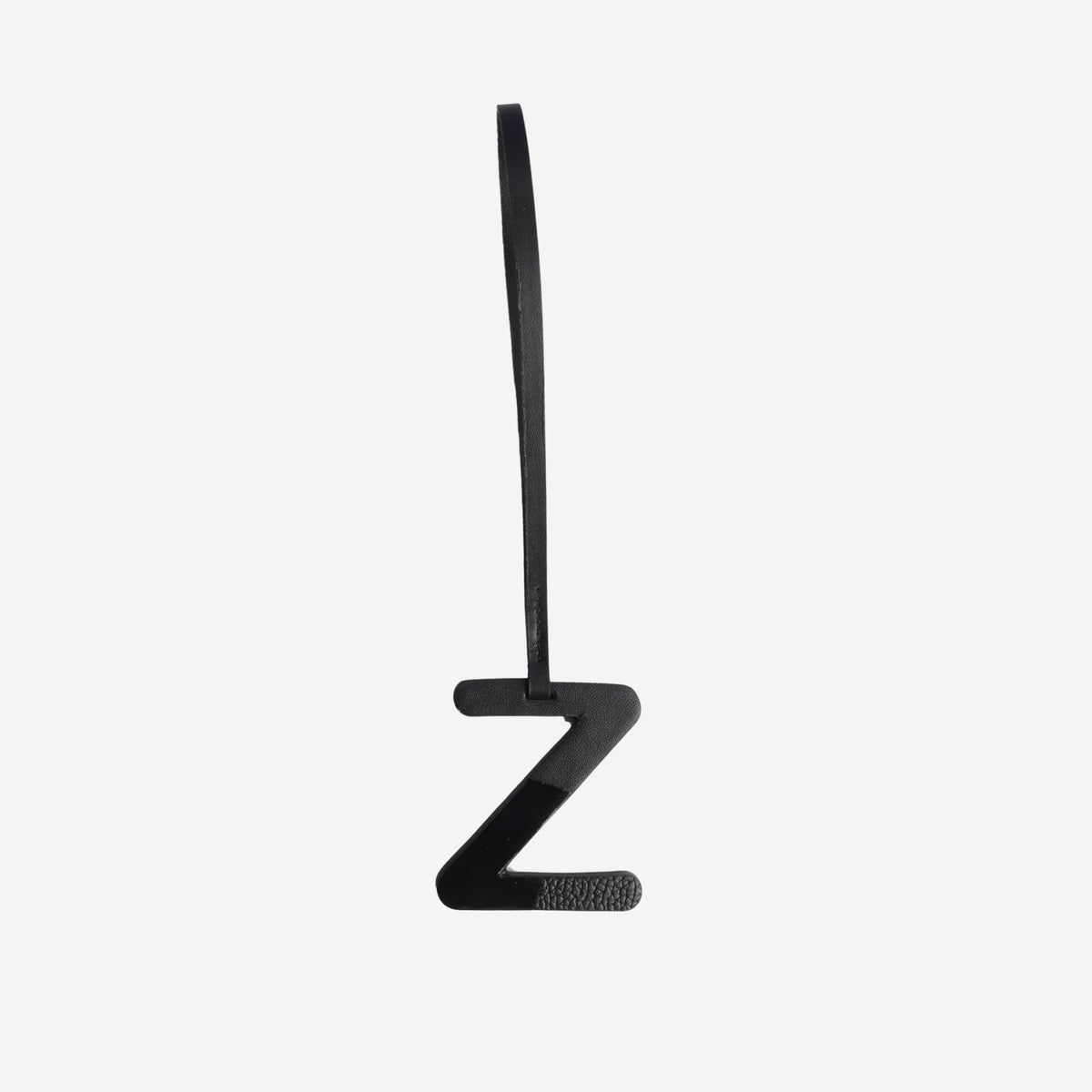 Alphabet Black Charm by leather charms