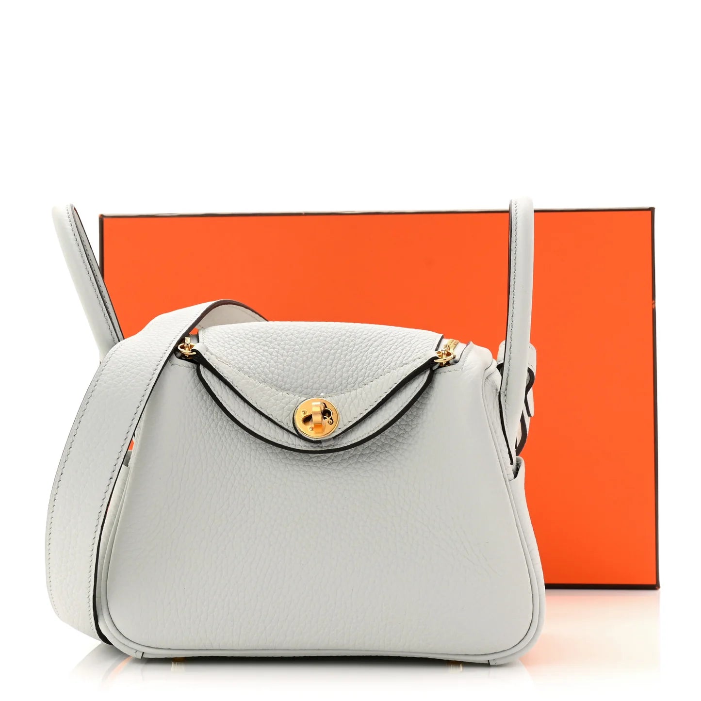 Hermès Mini Lindy 20 – Bleu Pale Taurillon Clemence Leather - Zeuskicks