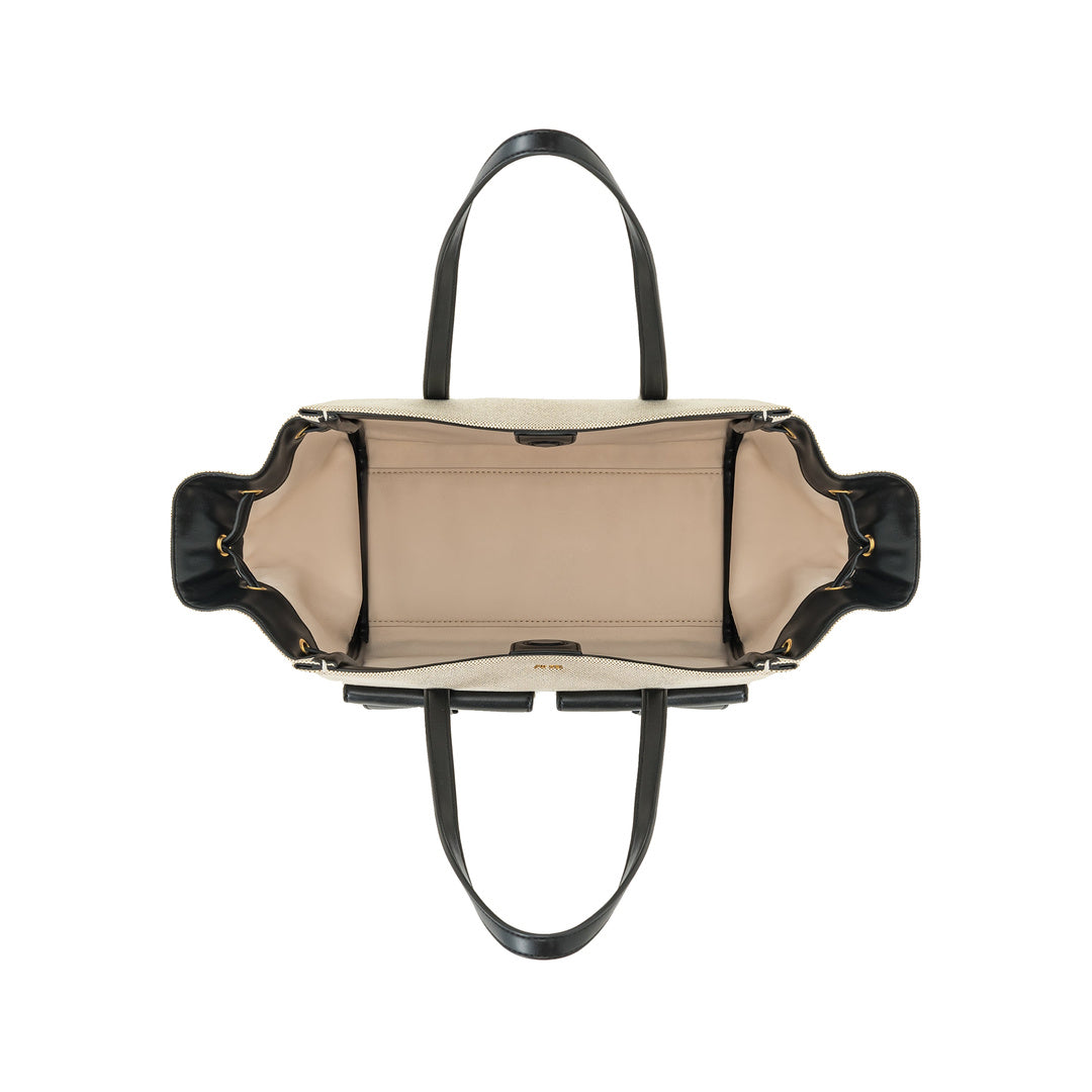 JW PEI Linda Tote Bag - Black Canvas by JW PEI