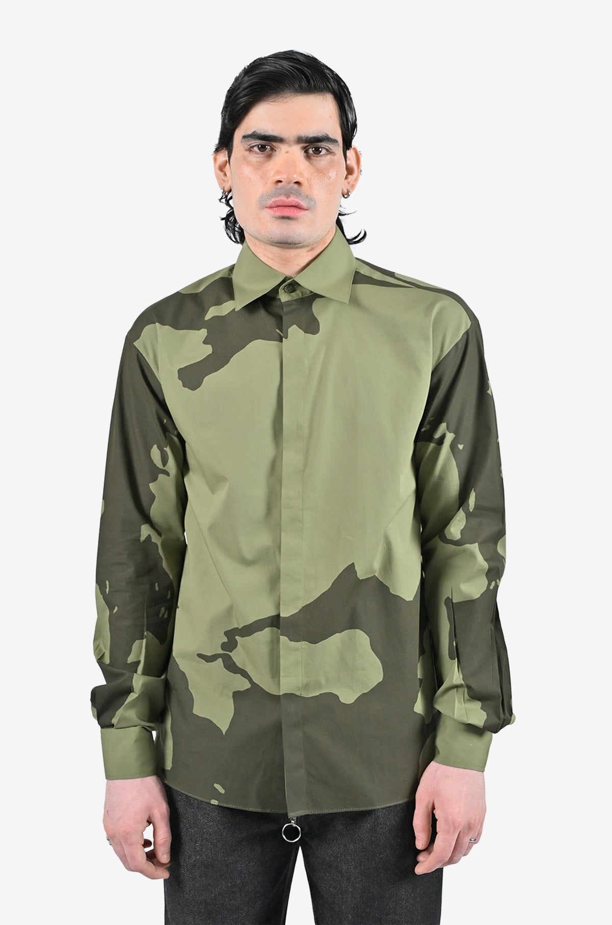 HUEMN flesh shirt - Dark Green by HUEMN