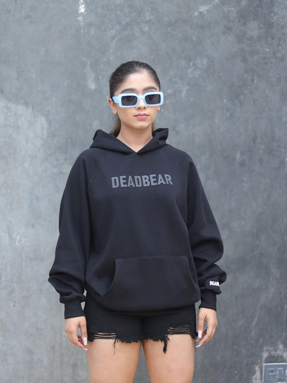 Basic Black Hoodie by DEADBEAR