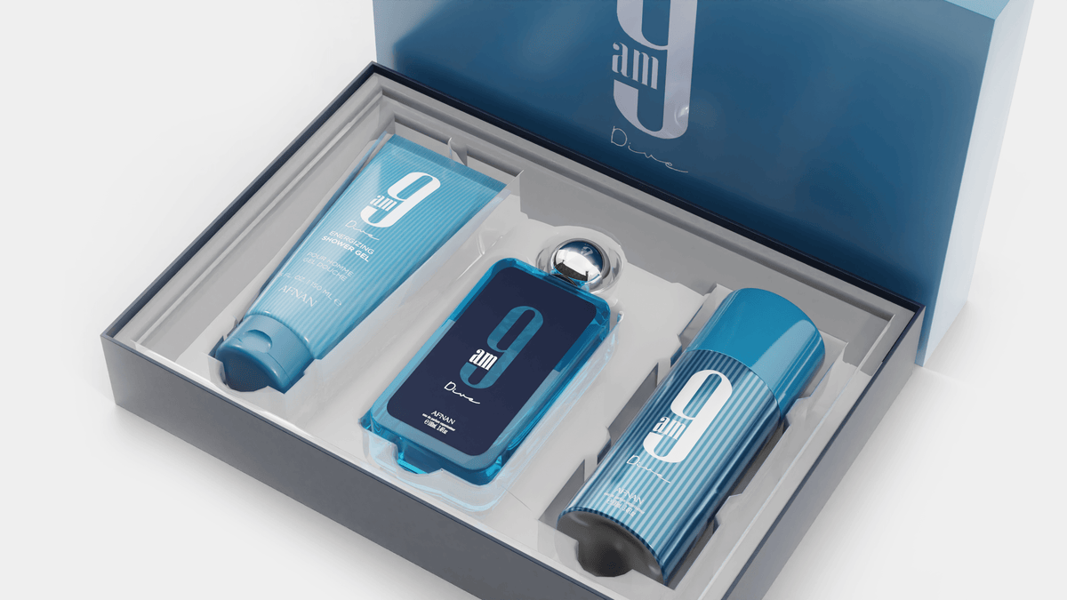 Gift Set 9 AM Dive by Afnan 100 ML fragrance