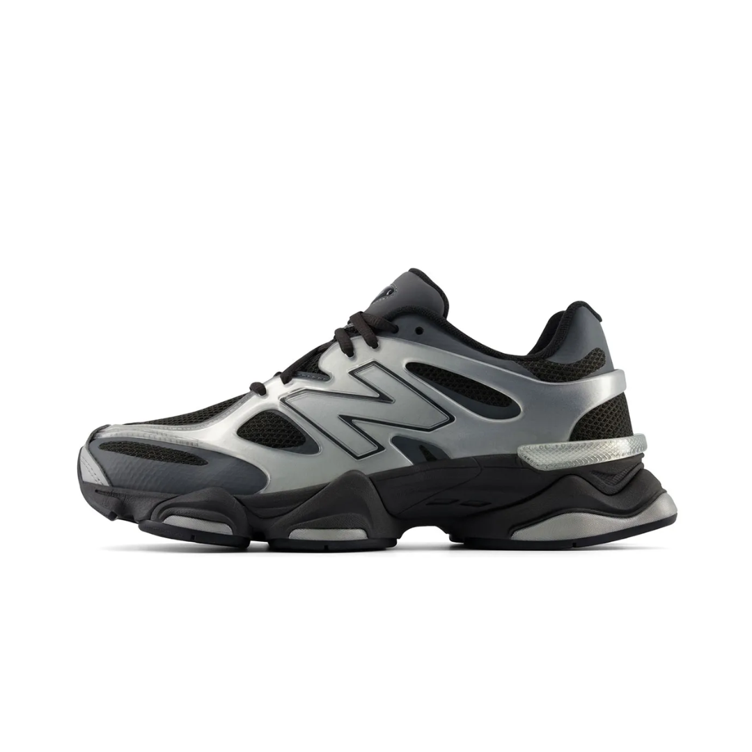 New Balance 9060 X Silver Metallic Black Cement by New Balance