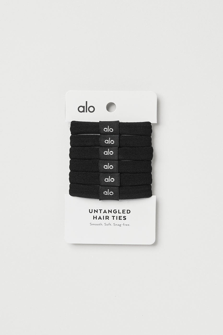 Untangled Hair Tie 6-Pack - Black (A0051U)