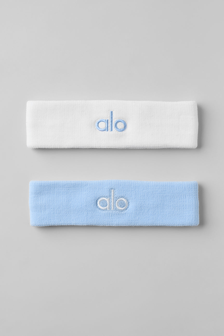 Glow Sweatband (2-Pack) - Seashell Blue/White (A0112U)