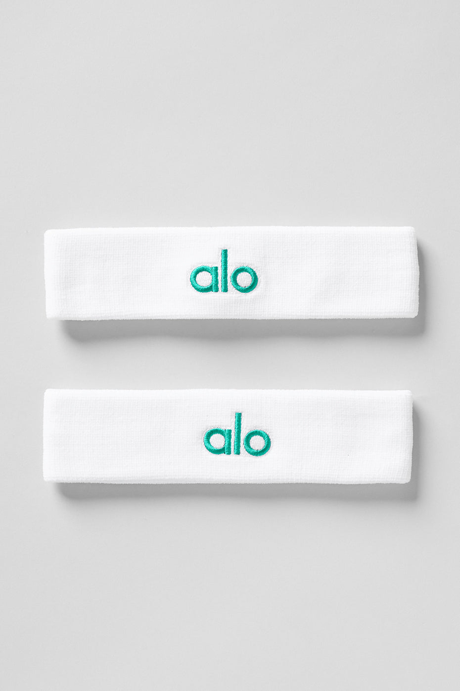 Glow Sweatband (2-Pack) - White/Spruce Green (A0112U)