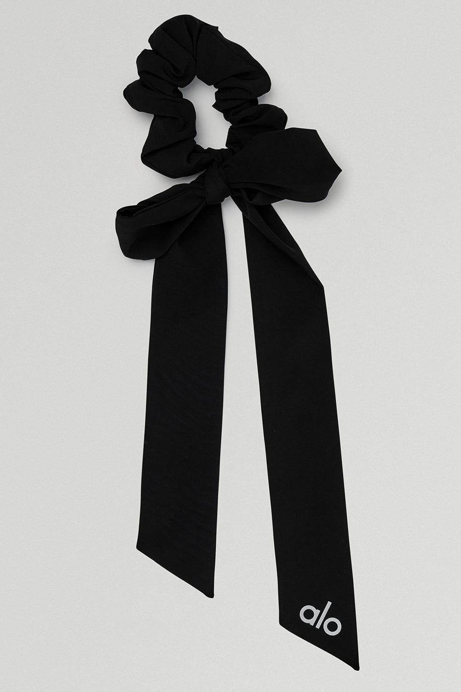 Love Knots Tie Scrunchie - Black (A0225U)