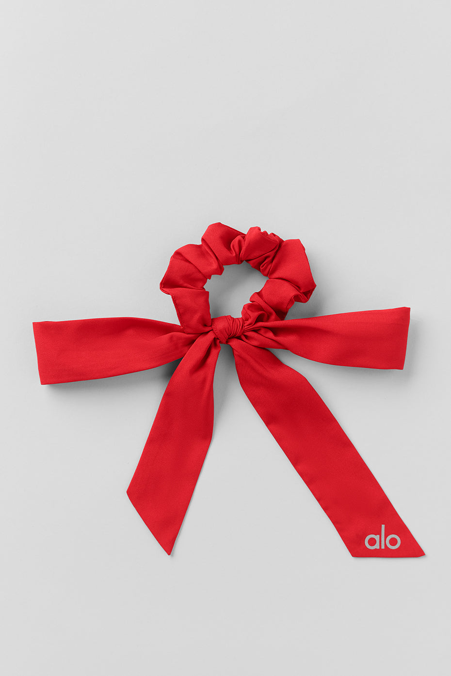 Love Knots Tie Scrunchie - Bright Red (A0225U)