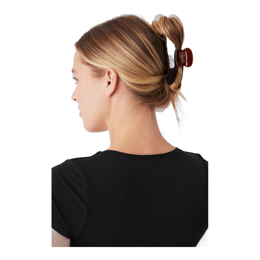 alo 90's Claw Clip - Brown Tortoise by Alo Yoga