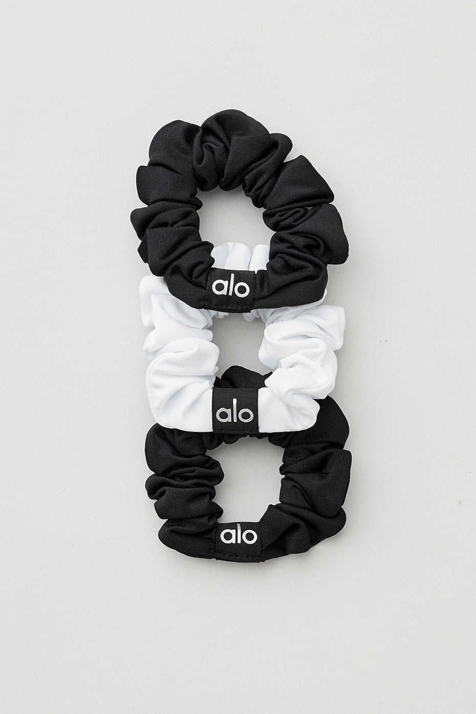 Fresh Mini Scrunchie (3-Pack) - Black/White (A0290U)