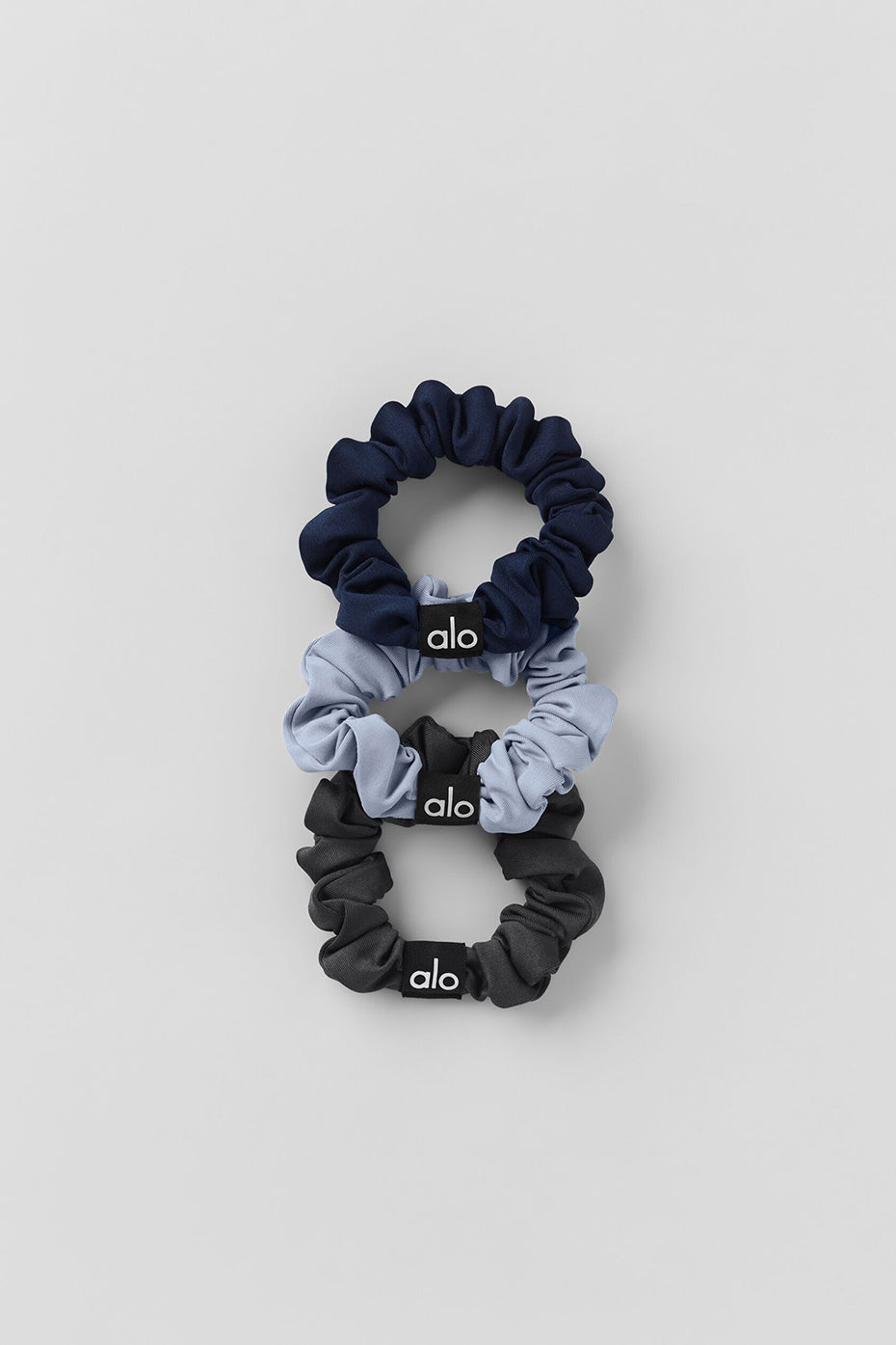 Fresh Mini Scrunchie 3-Pack - Winter Frost/Navy/Anthracite (A0290U)