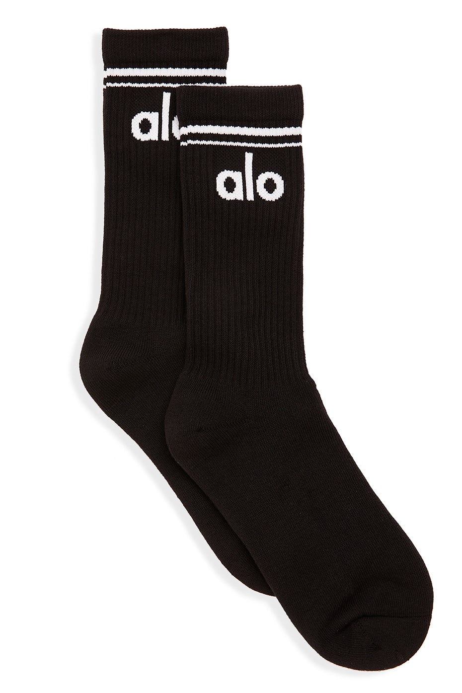 Unisex Throwback Sock - Black/White (A0357U)