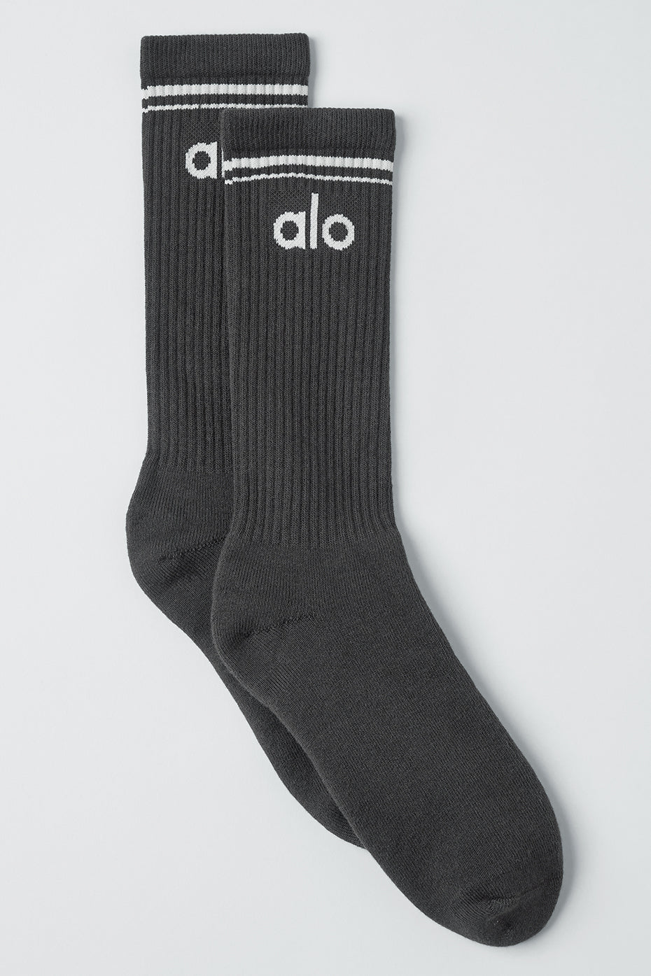 Unisex Throwback Sock - Anthracite/White (A0357U)