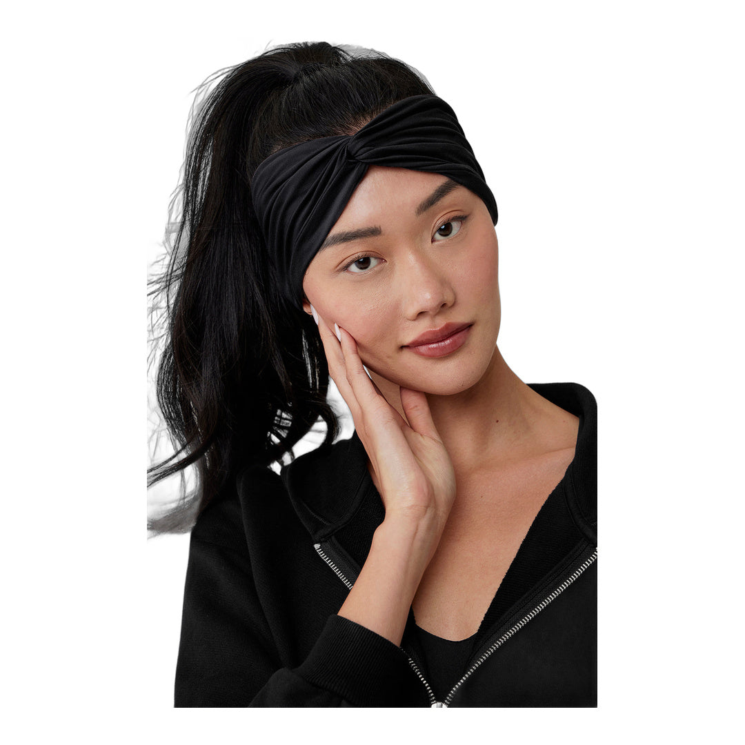 alo Alosoft Headband - Black by Alo Yoga