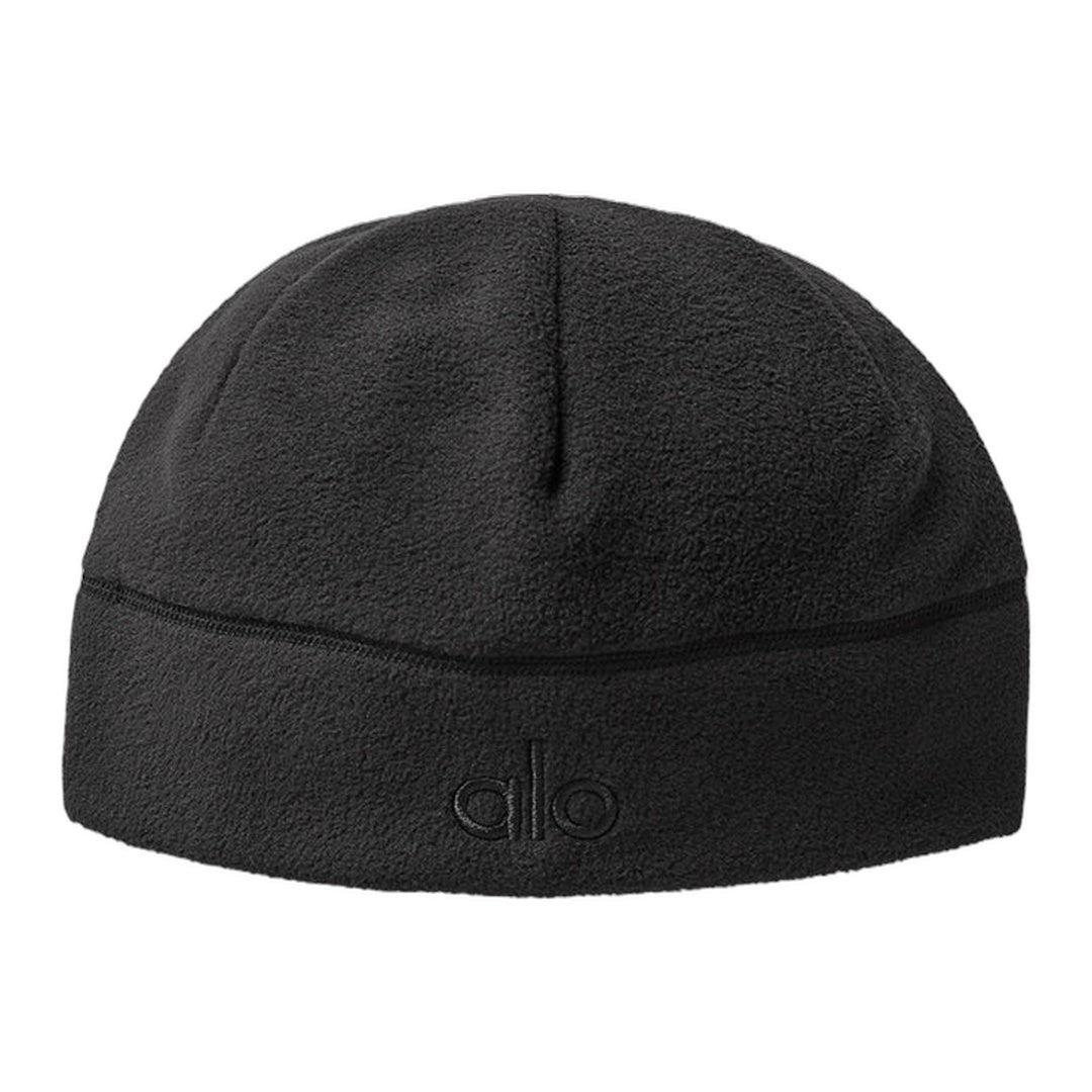 alo Performance Fleece Beanie - Black/Black by Alo Yoga