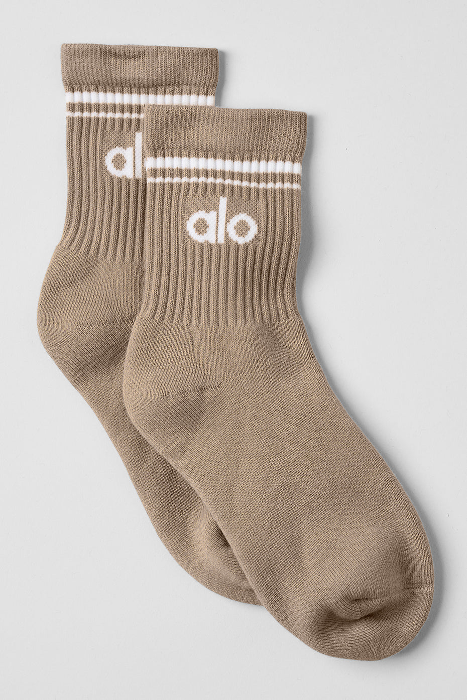 Unisex Half-Crew Throwback Sock - Gravel/White (A0480U)
