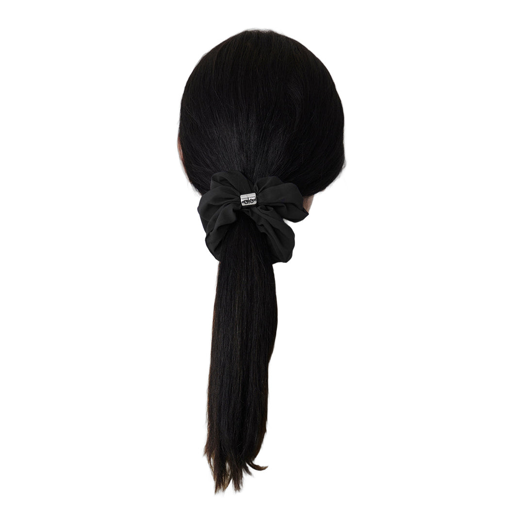 alo Bead It Oversized Scrunchie - Black by Alo Yoga