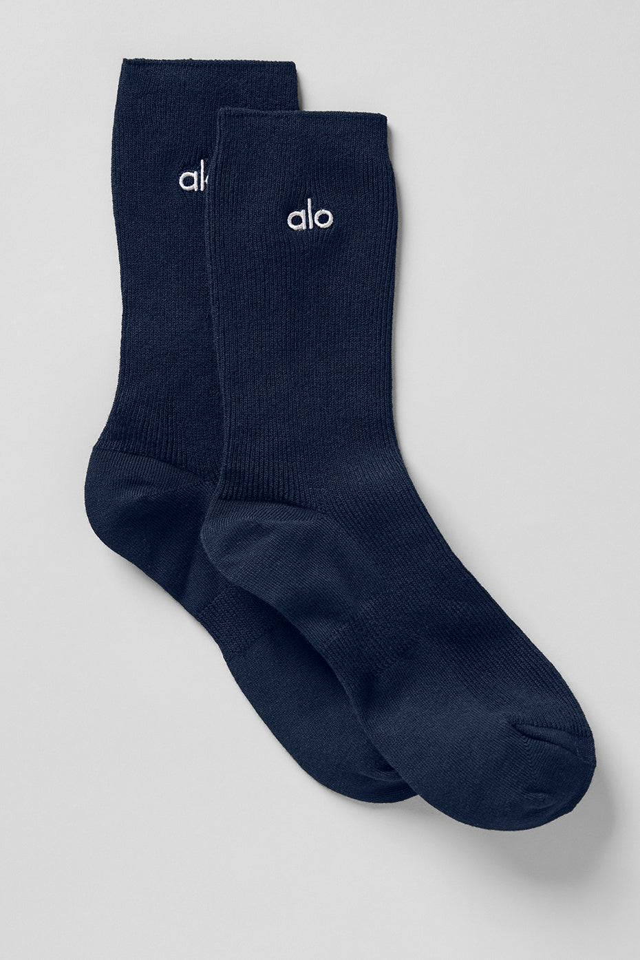 Unisex Half-Crew Understated Sock - Navy (A0649U)