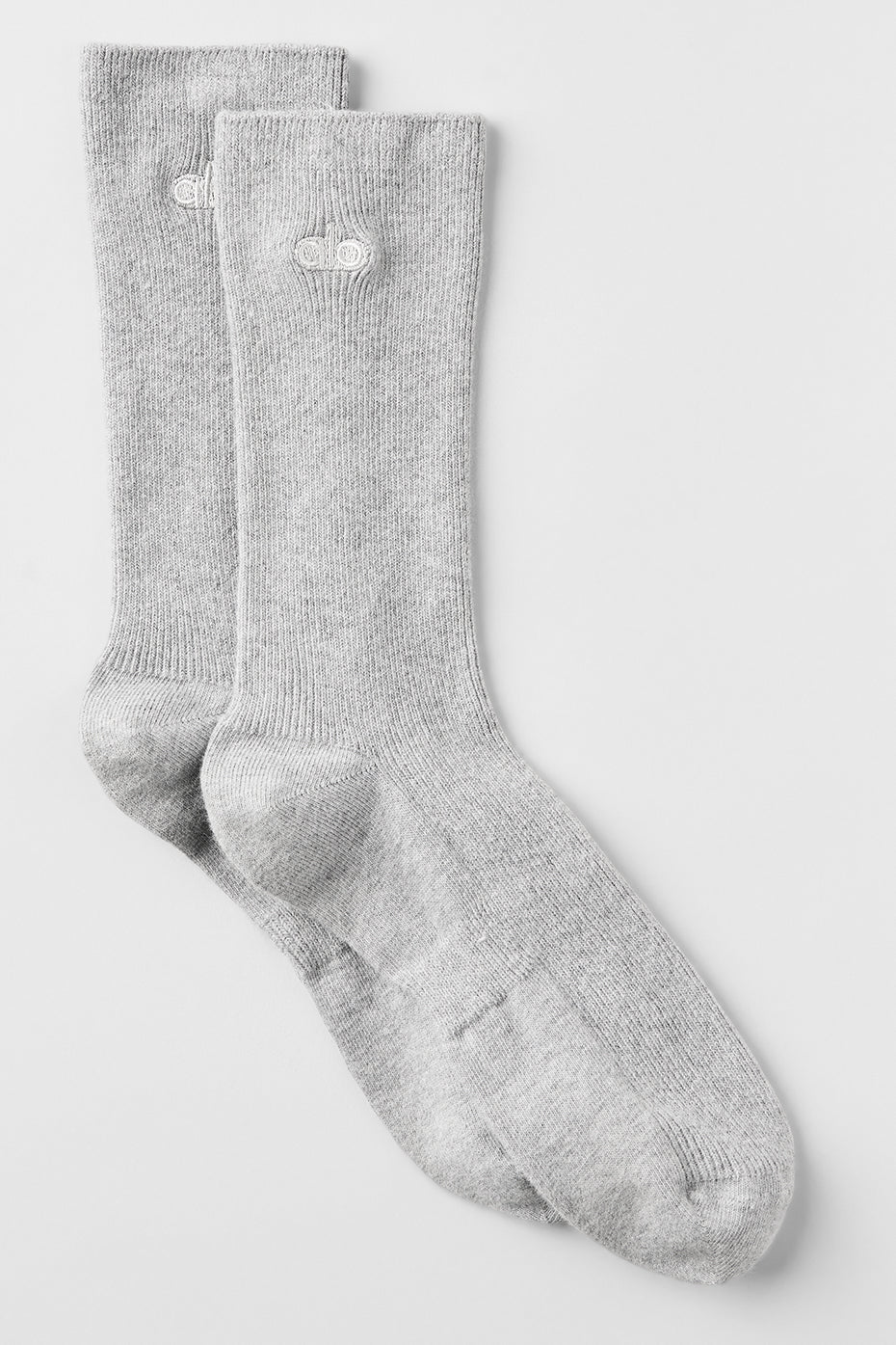 Unisex Half-Crew Understated Sock - Athletic Heather Grey (A0649U)