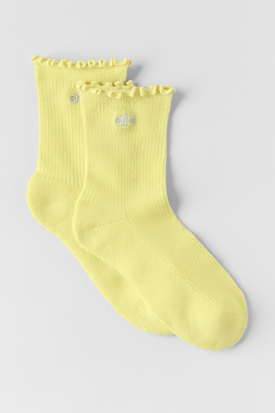 Women's Lettuce Edge Sock - Sunshine (A0660W)
