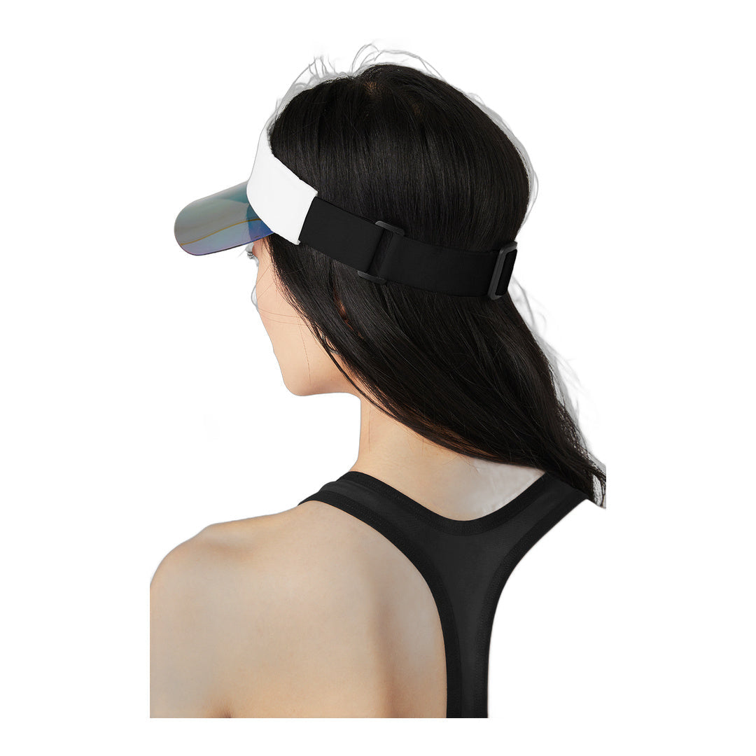 alo Airlift Solar Visor - White by Alo Yoga