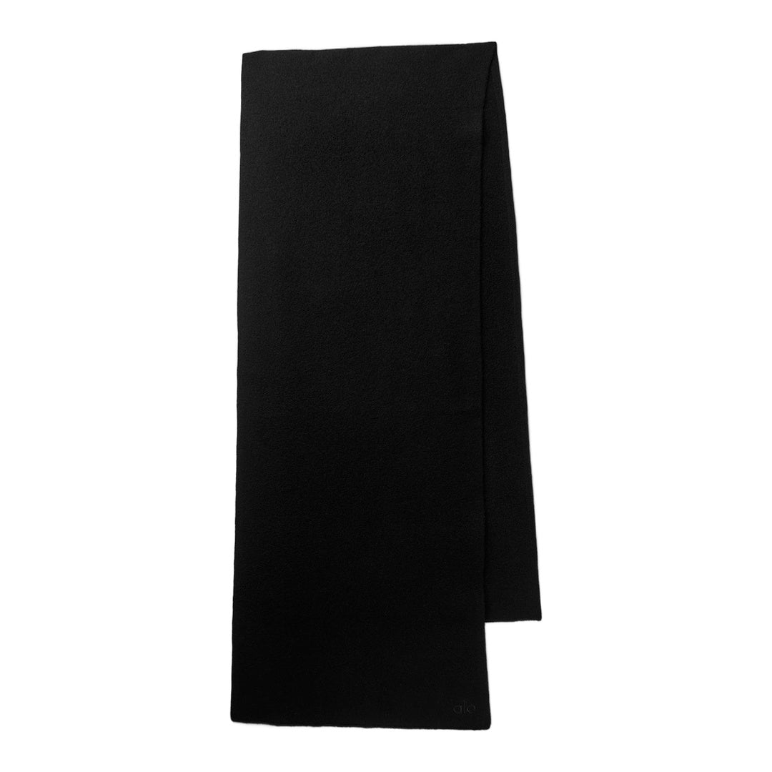 alo Merino Wool Oversized Scarf - Black by Alo Yoga