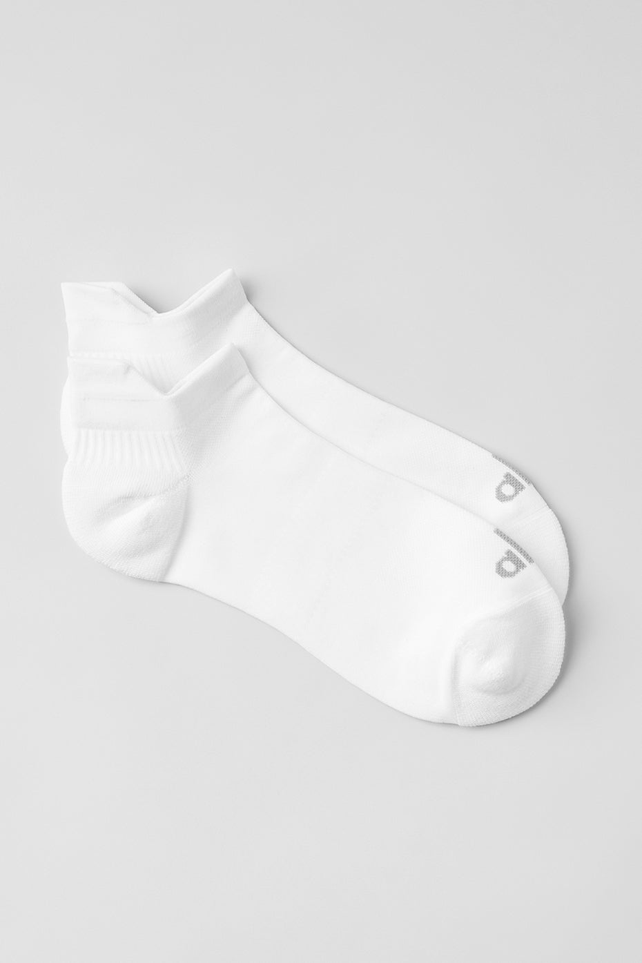Unisex Performance Tab Sock - White/Titanium (A0714U)