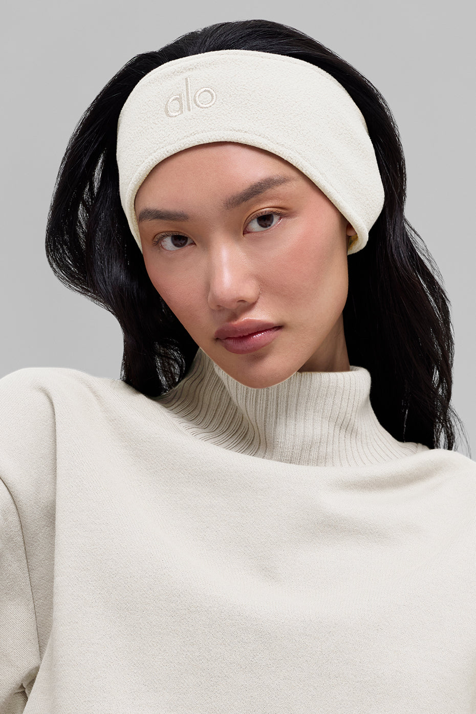 Polar Fleece Ear Warmer - Ivory (A0783U)