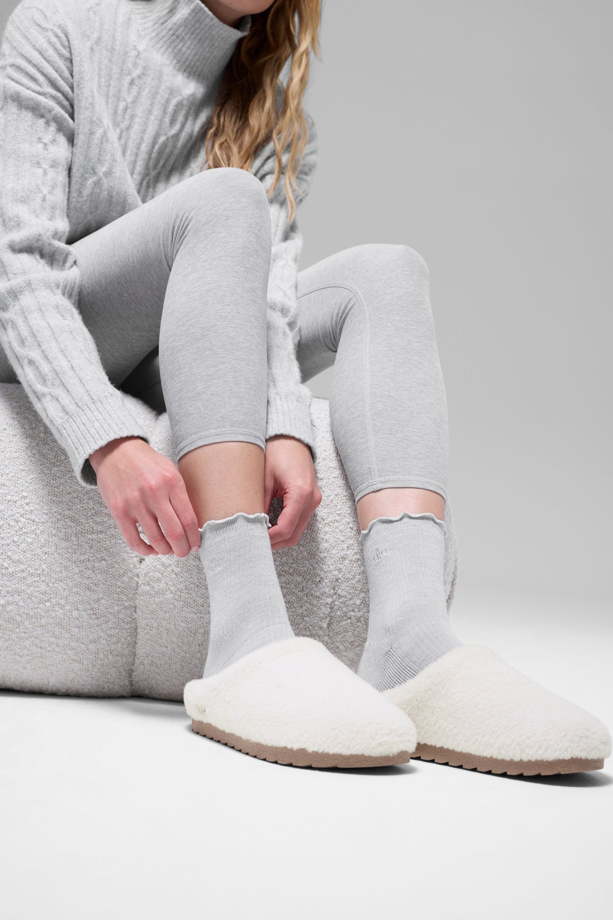 Sherpa Recovery Slipper - Ivory (A0827U)