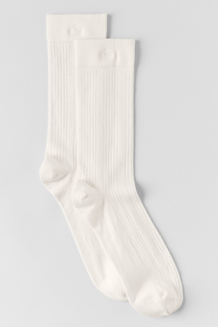Cashmere Mesh Sock - Ivory (A0930U)