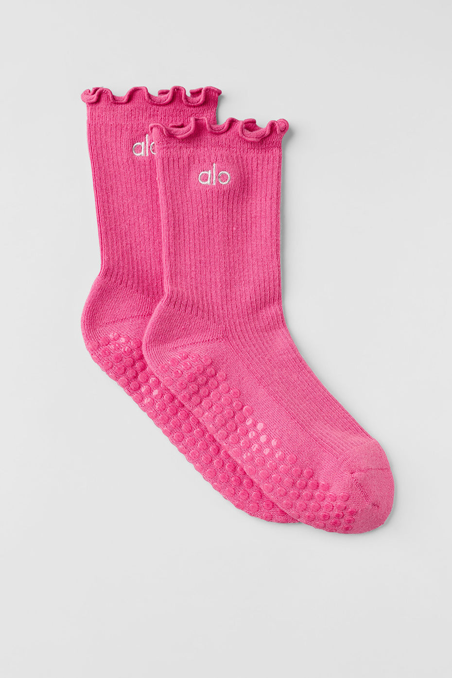 Lettuce Edge Grip Sock - Paradise Pink (A0971W)