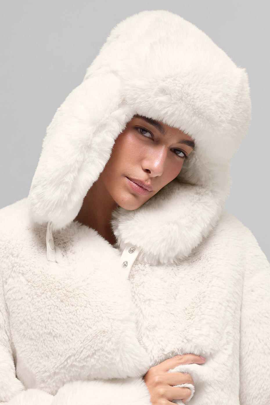 Faux Fur Starstruck Hat - Ivory (A1014U)