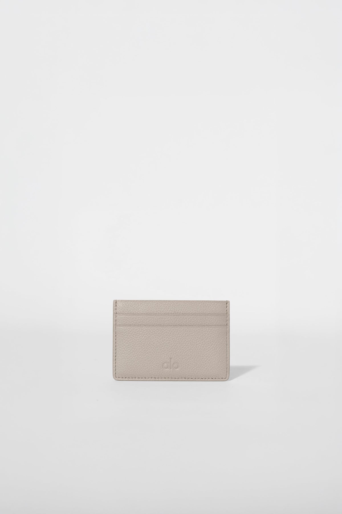 Alo Yoga Card Holder in Gravel Leather, product image 2 of 2