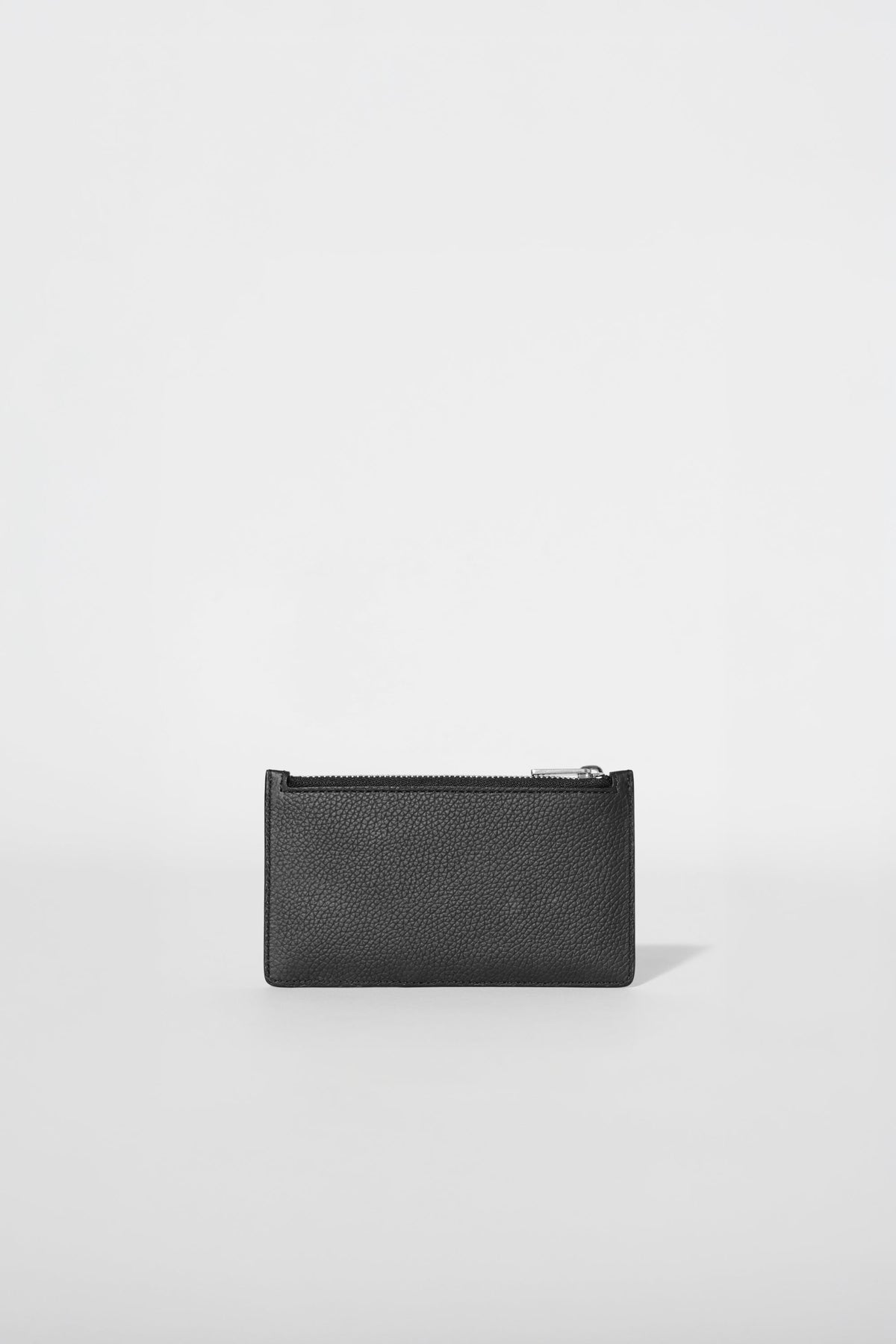 Alo Yoga Zip Card Holder in Black Leather, product image 2 of 2