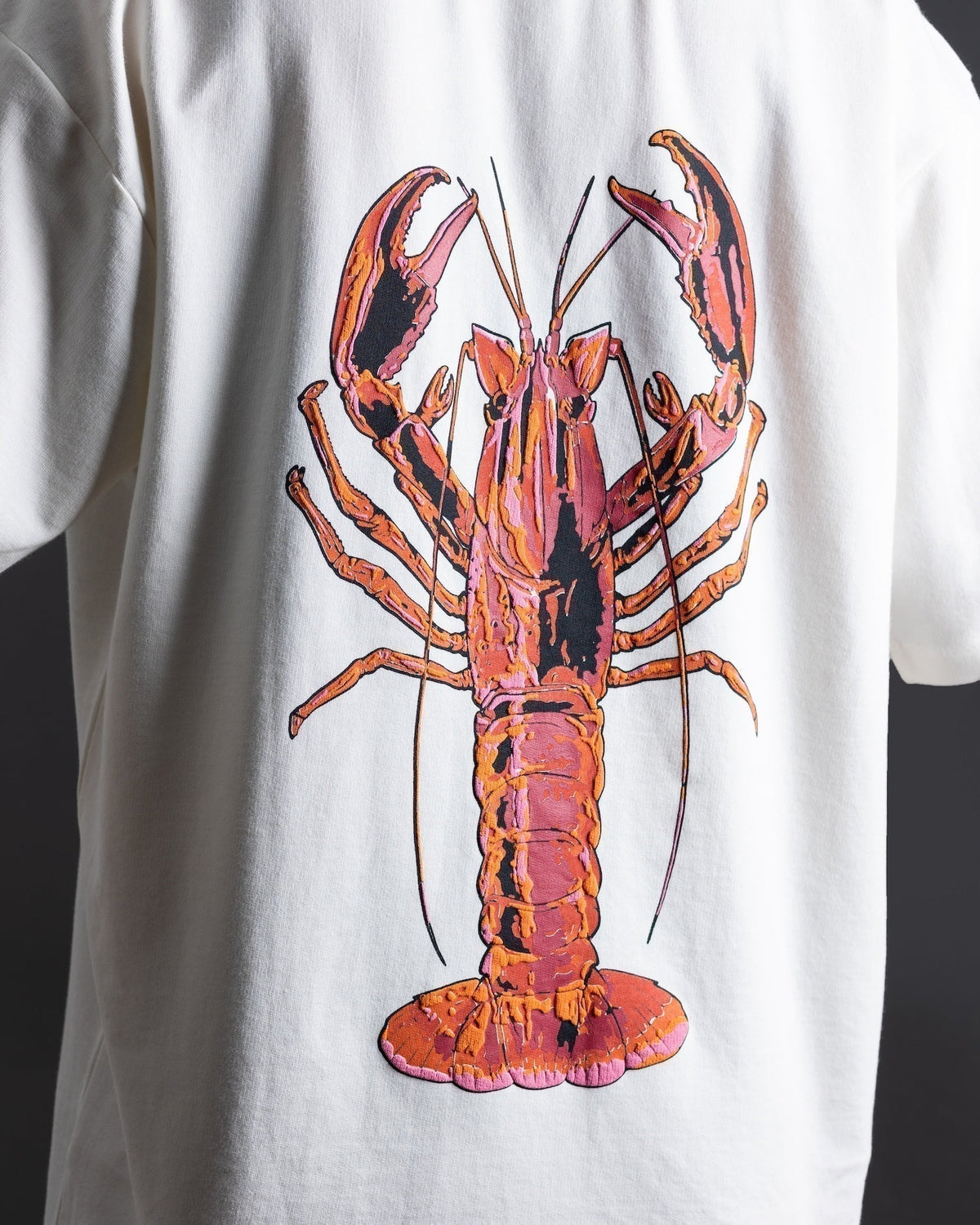 The Lobster Tee - Cream White by DEADBEAR