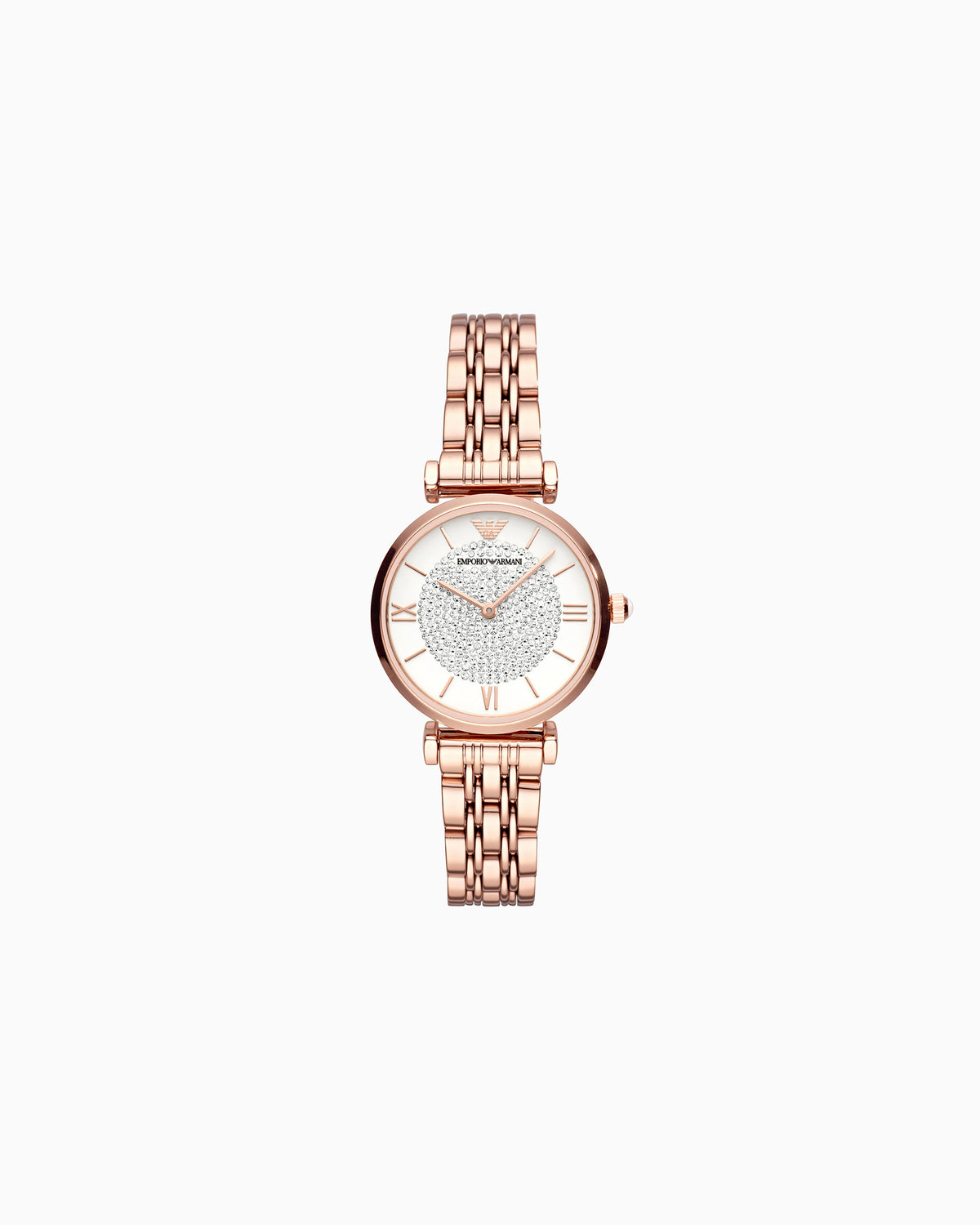 Women's Two-Hand Rose Gold-Tone Stainless Steel Watch (AR11244)