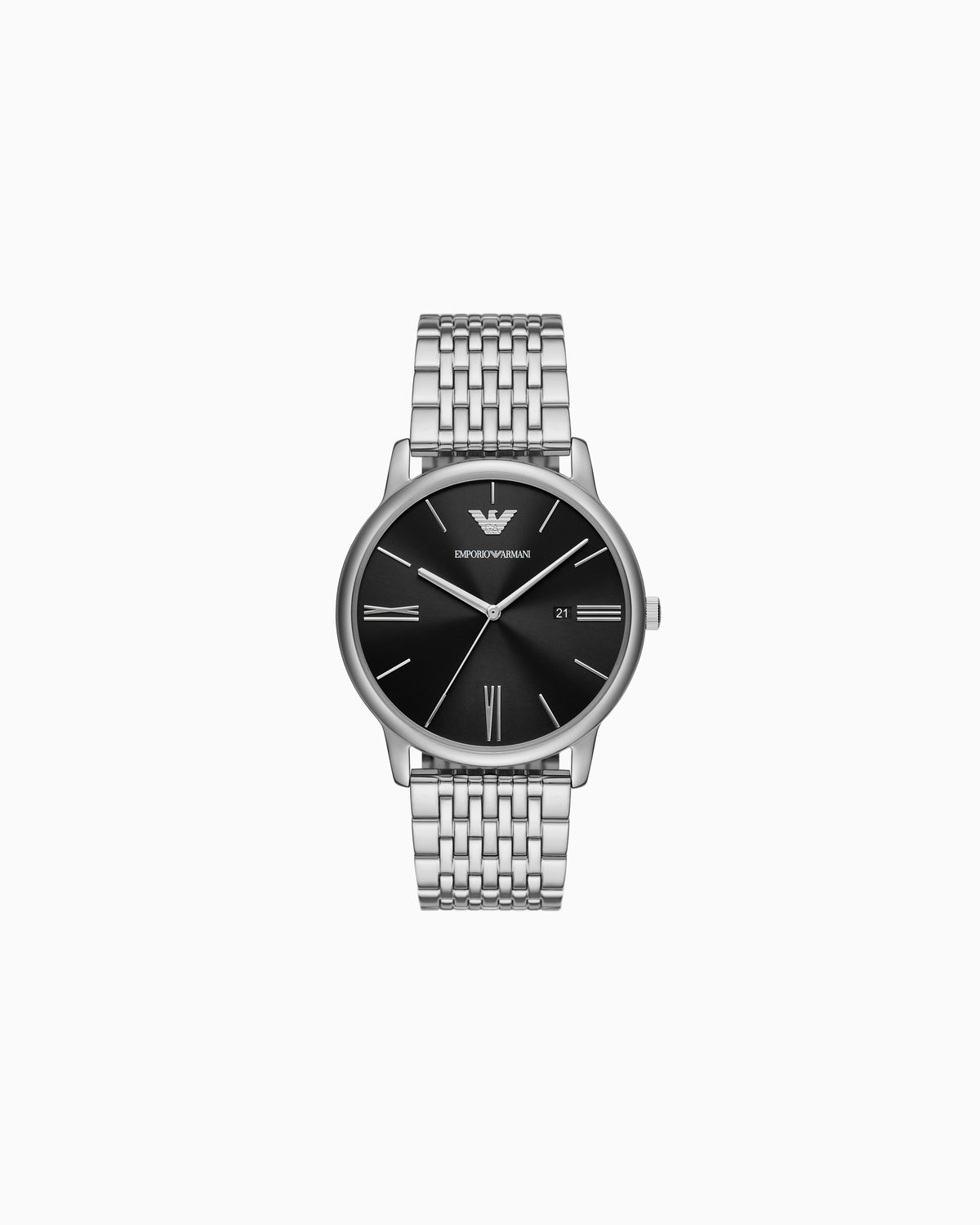 Three-Hand Date Stainless Steel Watch (AR11600)