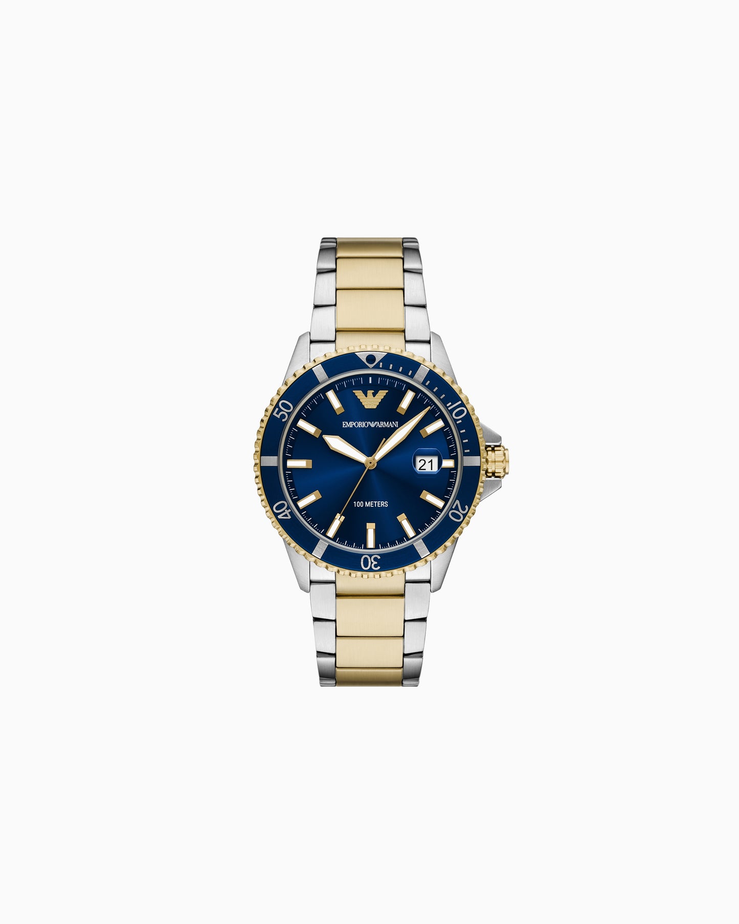 World Explorer Three-Hand Date Two-Tone Stainless Steel Watch (AR11682)