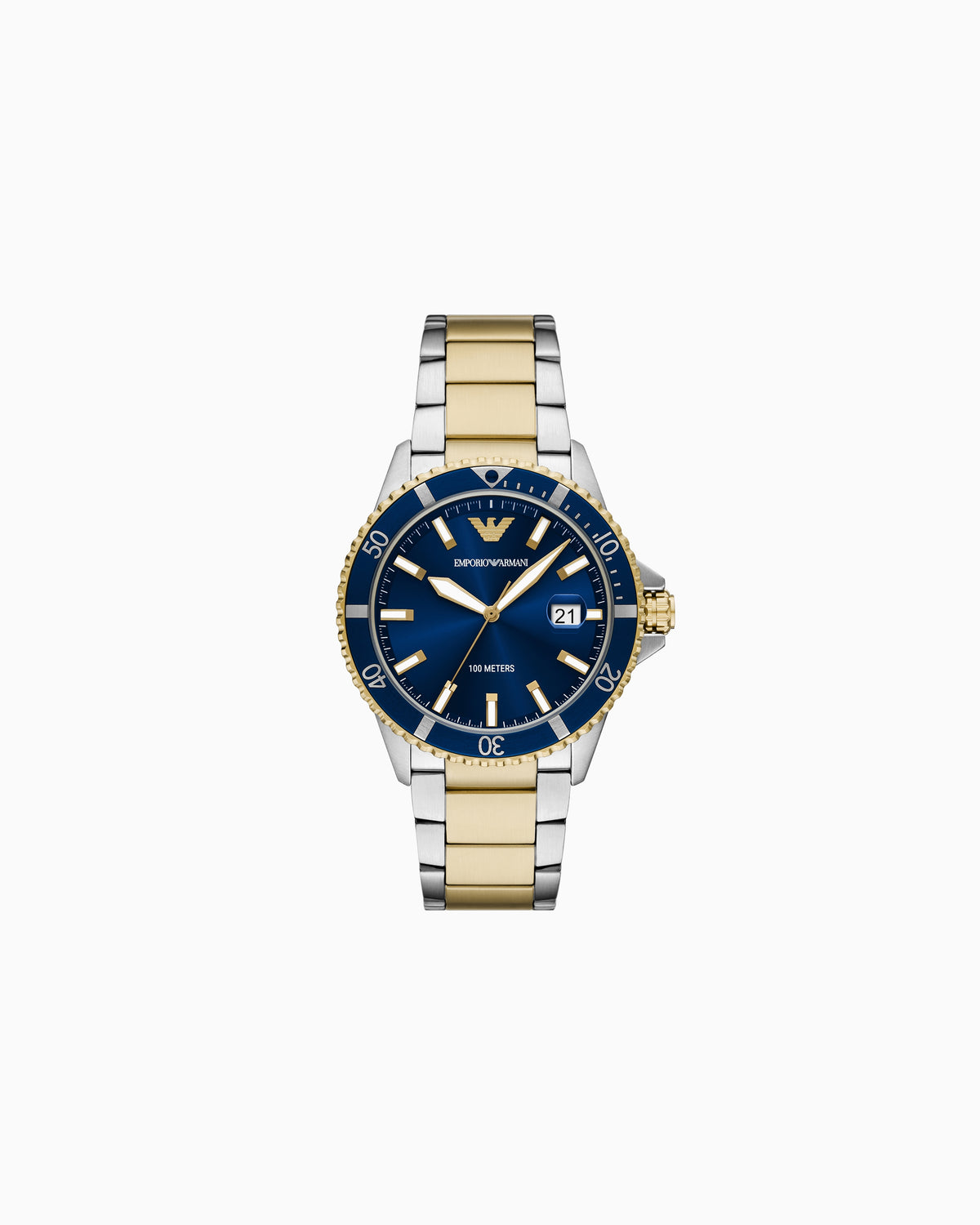 World Explorer Three-Hand Date Two-Tone Stainless Steel Watch (AR11682)