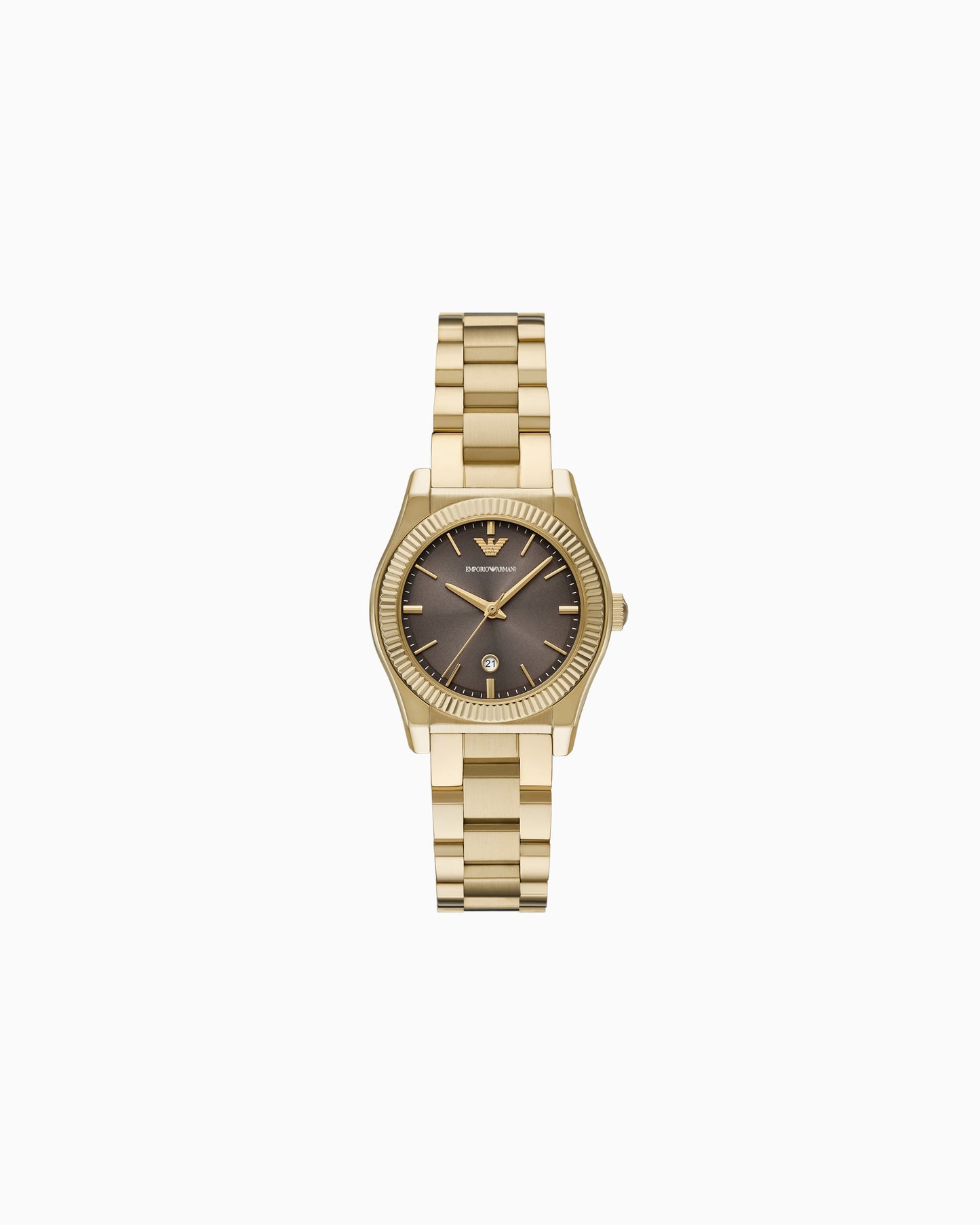Three-Hand Gold-Tone Stainless Steel Watch (AR11700)