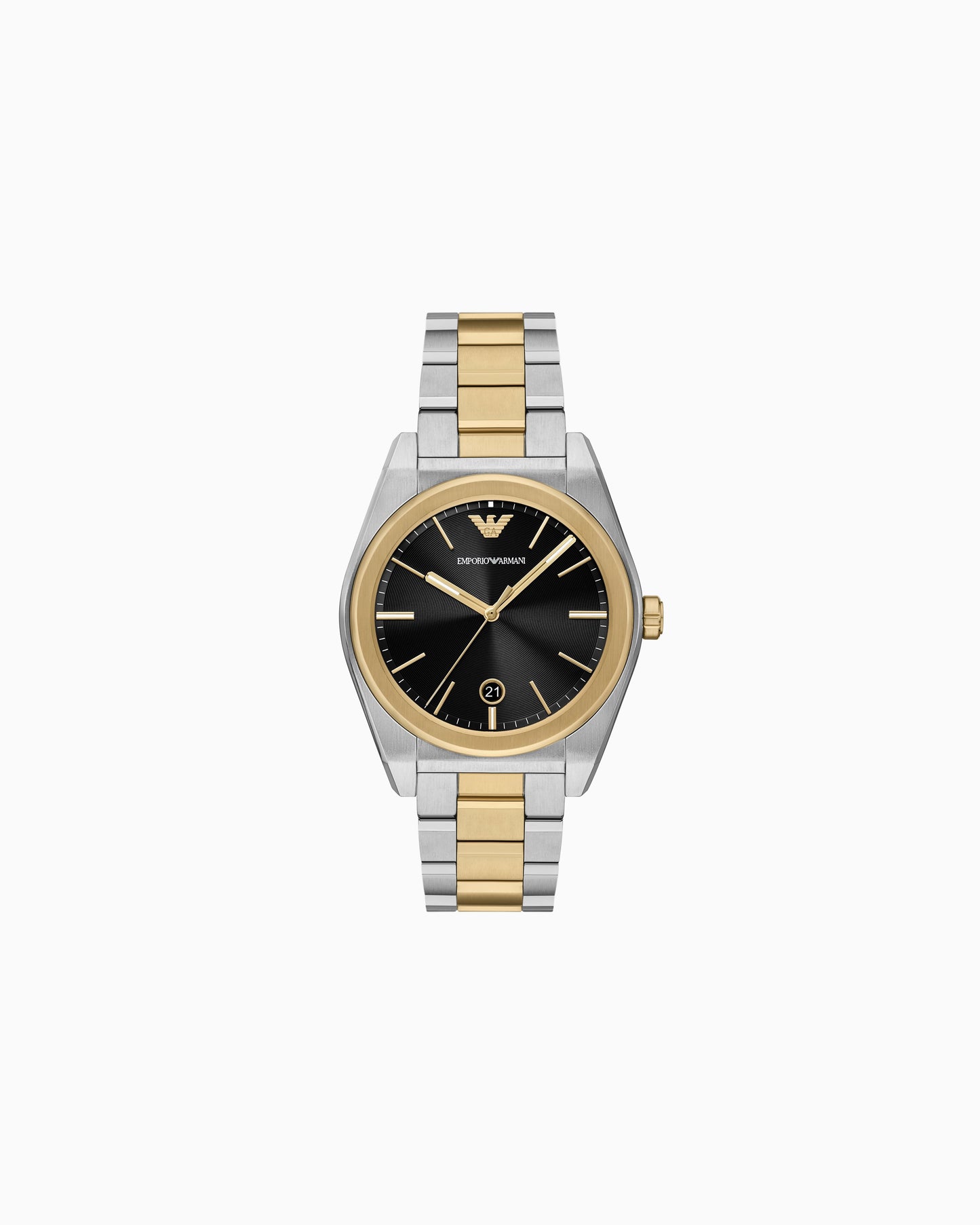 Three-Hand Two-Tone Stainless Steel Watch (AR11715)