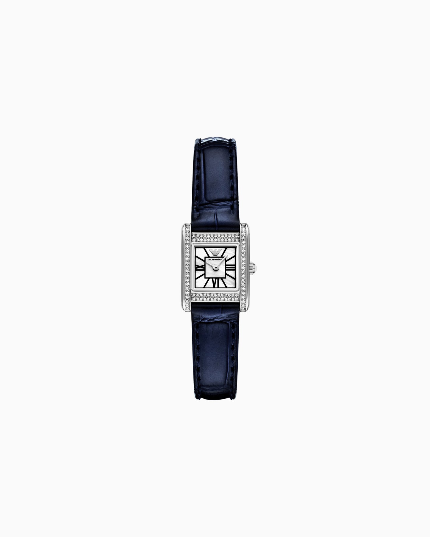 Two-Hand Blue Leather Watch (AR11718)