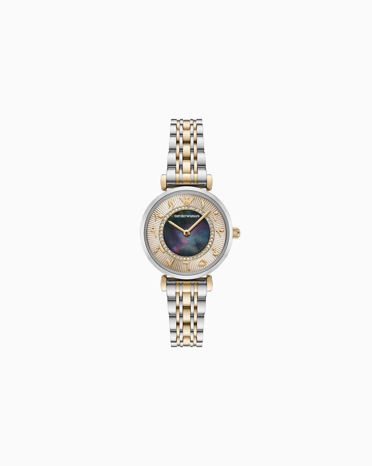 Two-Hand Two-Tone Stainless Steel Watch (AR11719)