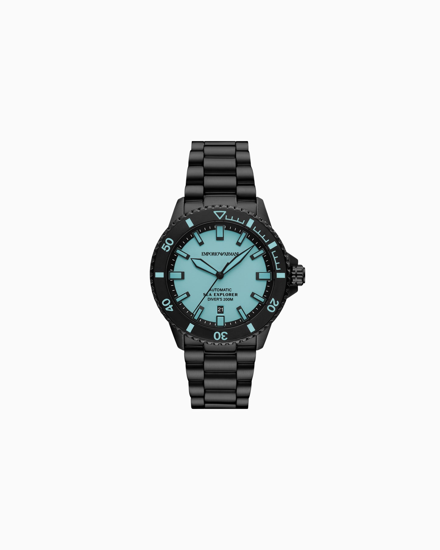Sea Explorer Automatic Black Stainless Steel Watch (AR60084)