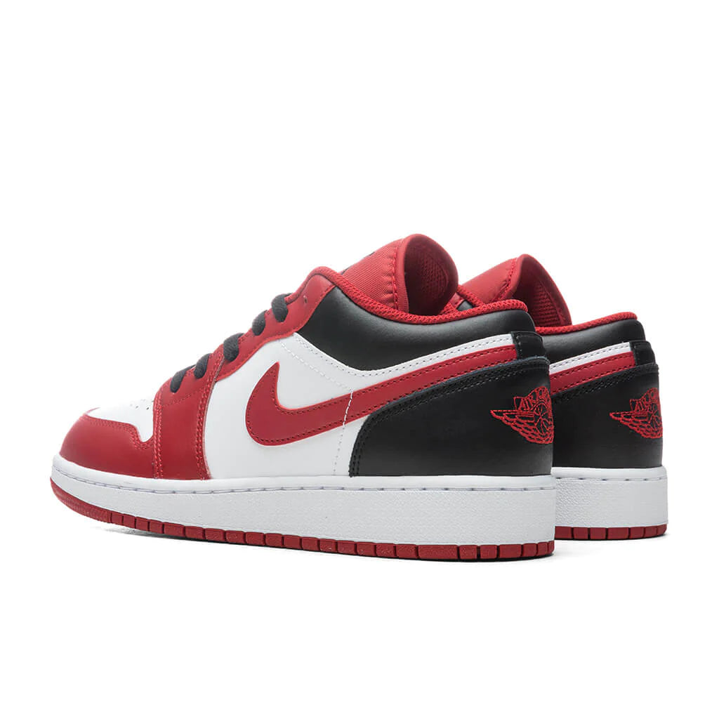 Air Jordan 1 Low Bulls White/Gym Red-Black