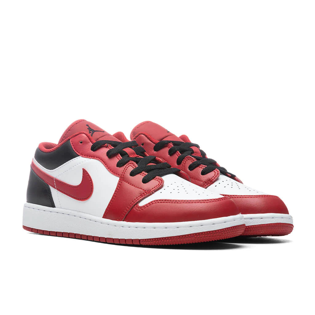 Air Jordan 1 Low Bulls White/Gym Red-Black
