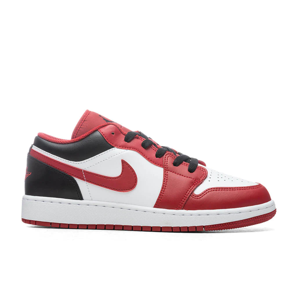 Air Jordan 1 Low Bulls White/Gym Red-Black