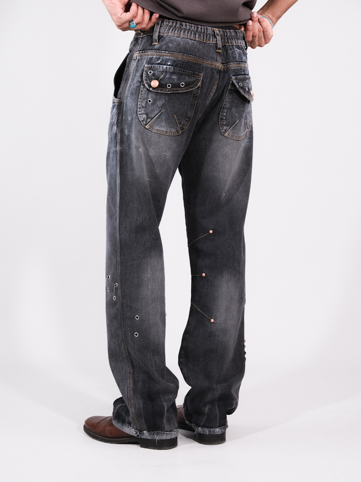 Darts Flared Masti - Grey - RTW by Leave The Rest