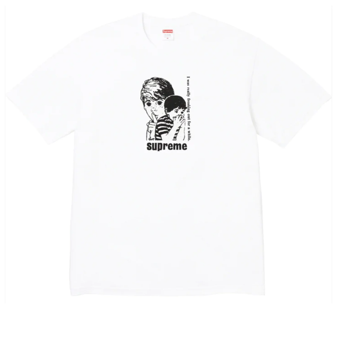 SUPREME TRIPPIN TEE WHITE by SUPREME