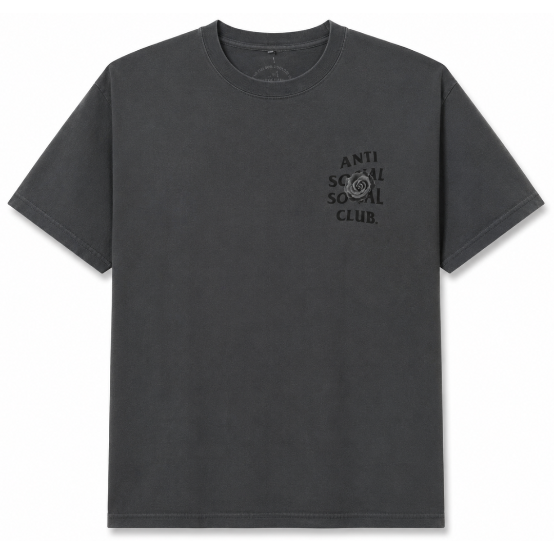 ANTI SOCIAL SOCIAL CLUB HUNG UP BAT EMOJI GRAPHIC TEE GREY by ASSC